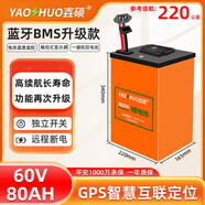 壵碩藍(lán)牙GPS電動(dòng)車外賣大容量鋰電池快遞三輪新能源BMS三元電摩專用 LG 60V80Ah 藍(lán)牙BMS+GPS送10A充
