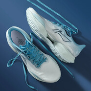李寧（LI-NING）跑步鞋男鞋2025新款超輕22代春夏網(wǎng)面透氣運(yùn)動(dòng)鞋中考體測(cè)跑鞋 超輕22代 ARBV001-40 深湖藍(lán) 44