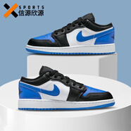耐克（NIKE）【潮】女鞋AJ1新款A(yù)ir Jordan1 Low低幫運(yùn)動(dòng)輕便防滑休閑籃球鞋子 553560-140 藍(lán)白 38 GS