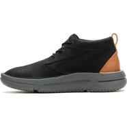 暇步士（Hush Puppies）男士工裝靴輕便緩震舒適休閑戶外鞋 Black 43