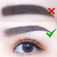 卡姿蘭（Carslan）眉筆防水防汗不掉色極細野生眉毛筆根根分明自動(dòng)男女士新手畫(huà)自然 04#自然灰