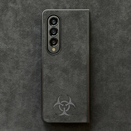 日本無(wú)印適用于三星Z Fold6手機殼Alcantara翻毛皮歐締蘭z fold4折疊屏W23保護套W22全包防摔潮男女 (生化危機) 三星Galaxy Z Fold 6