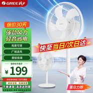 格力（GREE）電風(fēng)扇靜音大風(fēng)量落地扇客廳臥室立式節(jié)能輕音機(jī)械三級(jí)能效電風(fēng)扇辦公室宿舍家用風(fēng)扇 FD-40X78Bh5
