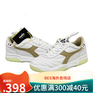 迪亞多納休閑運動網(wǎng)球鞋男鞋經(jīng)典紅旗款透氣鞋 8409白卡其色 24038 53