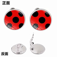 哈士頓米可幻奇周邊奇跡少女手辦瓢蟲(chóng)雷迪耳釘飾品道具寶盒項鏈黑貓戒指 瓢蟲(chóng)耳夾一對 奇跡少女周邊