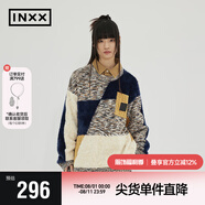 英克斯（inxx）APYD  APYD 不規(guī)則拼接色塊針織衫男復古撞色圓領(lǐng)套頭毛衣潮流 多色拼接 L