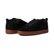 DC SHOES運(yùn)動板鞋經(jīng)典logo舒適緩震男士滑板休閑鞋 Black/Gum 38