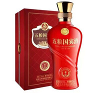 五糧液珍品濃香型白酒500ml禮盒裝收藏自飲賀禮佳品 52度 500mL 2瓶 五糧國賓酒尊品