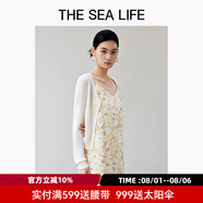 THE SEA LIFE【萊賽爾】針織開衫歐海一生 針織開衫女2025秋季外搭小衫16160 冰淇淋色 S