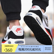 耐克官方艦店男鞋夏季運動鞋AIR MAX氣墊鞋緩震透氣跑步鞋復(fù)古休閑鞋 511416-104/AIRMAX/白灰紅 40.5