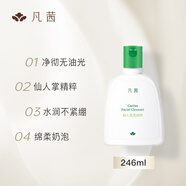 凡茜（Fanxishop）凡茜仙人掌洗面奶清潔補(bǔ)水保濕清爽控油潔面乳 246ml