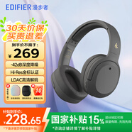 漫步者（EDIFIER）【王一博代言】W820NB主動(dòng)降噪頭戴式無(wú)線藍(lán)牙耳機(jī)經(jīng)典立體聲運(yùn)動(dòng)耳麥游戲音樂(lè)Hi-Res認(rèn)證節(jié)日禮物 典雅灰+入會(huì)享5元