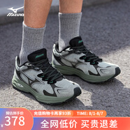 美津濃（MIZUNO）【RACER S】軟底輕便運(yùn)動(dòng)跑步鞋男女同款緩震透氣休閑慢跑鞋 13/綠野仙蹤 36 (225mm)