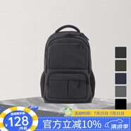 網(wǎng)易嚴選背著輕便 都市休閑雙肩包 黑色