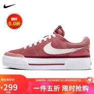 耐克NIKE女子W COURT LEGACY LIFT休閑板鞋F(xiàn)J1986-600磚紅白 38