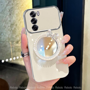 拓普瑞思 TOPRISE適用oppoReno12手機(jī)殼reno11珍珠補(bǔ)妝鏡reno10大視窗外殼reno8/9 圖片用于展示款式發(fā)貨與所拍型號 OPPOReno3元?dú)獍?G