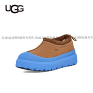 UGG秋季男女同款舒適厚底圓頭低幫塔斯曼時尚單鞋休閑鞋 1144096官方 CBG | 栗色_天藍色 40 鞋內(nèi)長：25CM