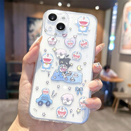 膜鹿堂ins哆啦A夢(mèng)HelloKitty情侶適用iPhone14手機殼13promax蘋(píng)果15新款 透明ST466 iPhone6s