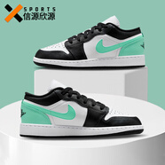耐克（NIKE）【潮】女鞋板鞋aj1新款低幫運動輕便防滑耐磨休閑籃球鞋子 553560-131 白綠 38.5