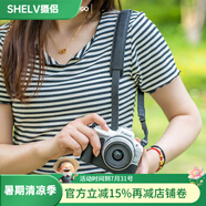 攝侶佳能r50保護套R6相機包R8底座R7v1皮套R10牛皮殼R5r6二代R100V1相機套rp保護殼真皮掛繩背肩帶配件 R50/R100黑色真皮保護套+同色調(diào)節(jié)真皮肩帶