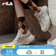 FILA 斐樂官方MARS 1S+女鞋復(fù)古運(yùn)動(dòng)鞋2025春夏跑步鞋火星鞋