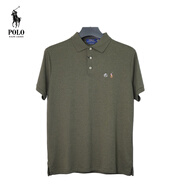 拉夫勞倫（Ralph lauren）短袖純棉t恤男士polo衫夏季商務(wù)休閑男裝 710832749020-橄欖綠 L
