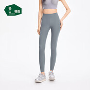 松山棉店小薄荷高彈無(wú)痕裸感打底褲女可外穿休閑運(yùn)動(dòng)灰色均碼 PLUS