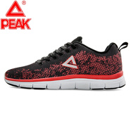 匹克（PEAK）女鞋跑步鞋2025春季透氣跑鞋官方慢跑鞋耐磨女子網(wǎng)面運動(dòng)鞋女 黑色/炙熱粉 35