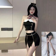 性感機長空姐制服套裝角色扮演服裝女純欲主播變裝女警cos服夜店 空姐制服套裝搭配黑色開檔絲襪 均碼80-120斤保密發(fā)貨