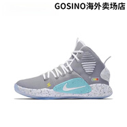 耐克（NIKE）球鞋定制 Nike Hyperdunk X 回到未來 實戰(zhàn)籃球鞋 男款 灰藍 AO7890-101(TeamD-男款回到未來) 40