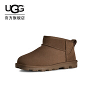 UGG秋季男女同款舒適短筒靴時(shí)尚雪地靴1166732DRKT|深太妃糖棕色 41