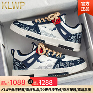 KLWP香港輕奢鞋子男2025年春夏季新款休閑透氣增高百搭軟底小白鞋 白蘭 43