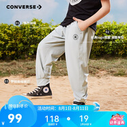 匡威Converse長褲童裝男女童針織休閑褲兒童運動透氣褲子