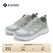 Rapido靂霹道春夏男女同款簡約休閑時尚鞋舒適運(yùn)動鞋跑鞋CQ4ZK3S04 碳灰色 41