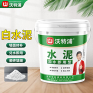 沃特浦速干水泥水不漏白水泥衛生間填縫劑墻面地面修補裂縫快干堵漏王 白水泥4kg【補墻填縫】 +工具