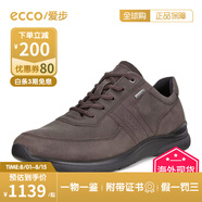 愛步（ECCO）男鞋2025新款時尚圓頭舒適耐磨低幫系帶休閑鞋511614香港現(xiàn)貨 511614-02072 39