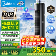 美的（Midea）【降溫優(yōu)選】家用空調(diào)扇智能語音冷風(fēng)扇負(fù)離子凈化靜音落地冷風(fēng)機(jī)水冷塔扇強力制冷小空調(diào)ACA10TJR