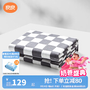 良良（liangliang）嬰兒被子空調(diào)房兒童被子春夏幼兒園被子午睡新生兒抑菌被四季通用 潘達(dá)格·薄夾棉【40G·空調(diào)被】 150*120cm蓋被（適合0-6歲）
