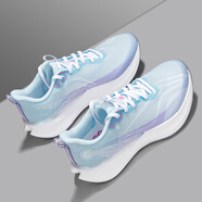 李寧（LI-NING）2025女款赤兔8 PRO反光?絲輕量緩震透氣高回彈跑鞋ARPV006 赤兔8PRO ARPV006-5  淺晴藍 35