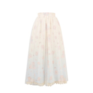 森女部落無(wú)袖襯衫法式高級感氣質(zhì)小衫蕾絲花邊上衣背心女2025新款 半身裙（單件） 單件 M 單件