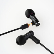 FINAL入耳式耳機hifi重低音適用華為有線(xiàn)人聲動(dòng)圈耳麥 E4000黑色無(wú)麥