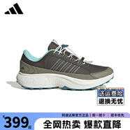阿迪達(dá)斯男女鞋春夏季新款戶外登山徒步鞋防滑耐磨回彈緩震跑鞋休閑運(yùn)動(dòng)鞋 暗橄欖綠JR7648 40.5