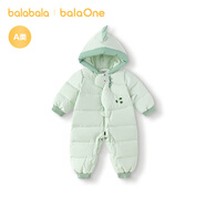 巴拉巴拉balaOne嬰兒羽絨服連體衣2025寶寶冬裝哈衣爬服萌趣208425120214