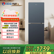 韓電（KEG）冰箱 十字四開(kāi)門(mén)雙開(kāi)門(mén)冰箱超薄家用一級能效360°循環(huán)制冷大容量對開(kāi)多門(mén)電冰箱 319升【風(fēng)冷無(wú)霜】一級能效-鈦銀灰