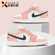 耐克（NIKE）【潮】女鞋板鞋aj1新款低幫運(yùn)動(dòng)輕便防滑耐磨休閑籃球鞋子 553560-800 北極粉 35.5