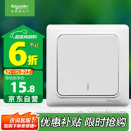 施耐德電氣 一開(kāi)多控中途開(kāi)關(guān) 86型暗裝墻壁電源開(kāi)關(guān)面板 睿意系列 白色