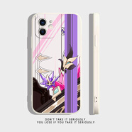 KYODO山海經(jīng)愛(ài)莉希雅手機殼適用iphone14promax液態(tài)硅膠vivo蘋(píng)果16小紅米k50華為p60oppo一加13三星黑鯊 款式4古董白硅膠殼 其它型號聯(lián)系客服備注