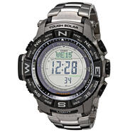卡西歐（CASIO）現(xiàn)貨Casio PRW2500T-7CR/3500T 6局電波太陽(yáng)能登山鈦合金表 3500T-7CR現(xiàn)貨一年店保