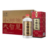 小糊涂仙系列 純糧釀造 口糧酒 濃香型白酒 新老款隨機發(fā)貨 52度 500mL 6瓶 小糊涂仙普仙