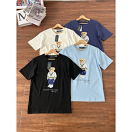 POLO SPORT保羅拉夫RL新款小熊印花短袖情侶春夏戶外60字符 白色 S